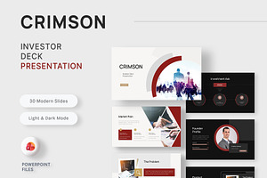 Investor Deck PowerPoint Template, a Presentation Template by New Coral Design