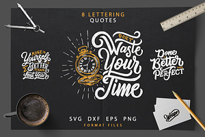 SVG Lettering Motivational Quotes