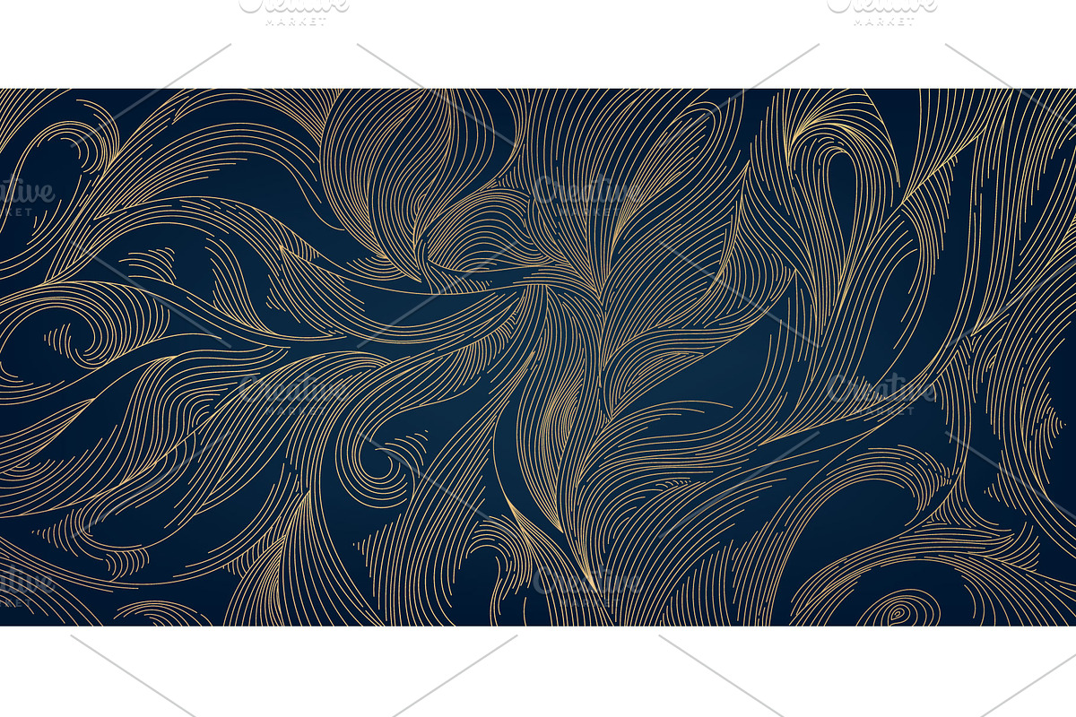 Water And Waves Golden Backgrounds, a Background Graphic by Marylia (Photo 16 of 22)