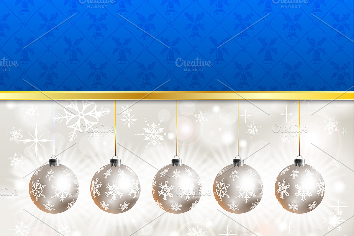 Christmas and New Year Backgrounds, a Decorative Illustration by TAlex (Photo 2 of 6)