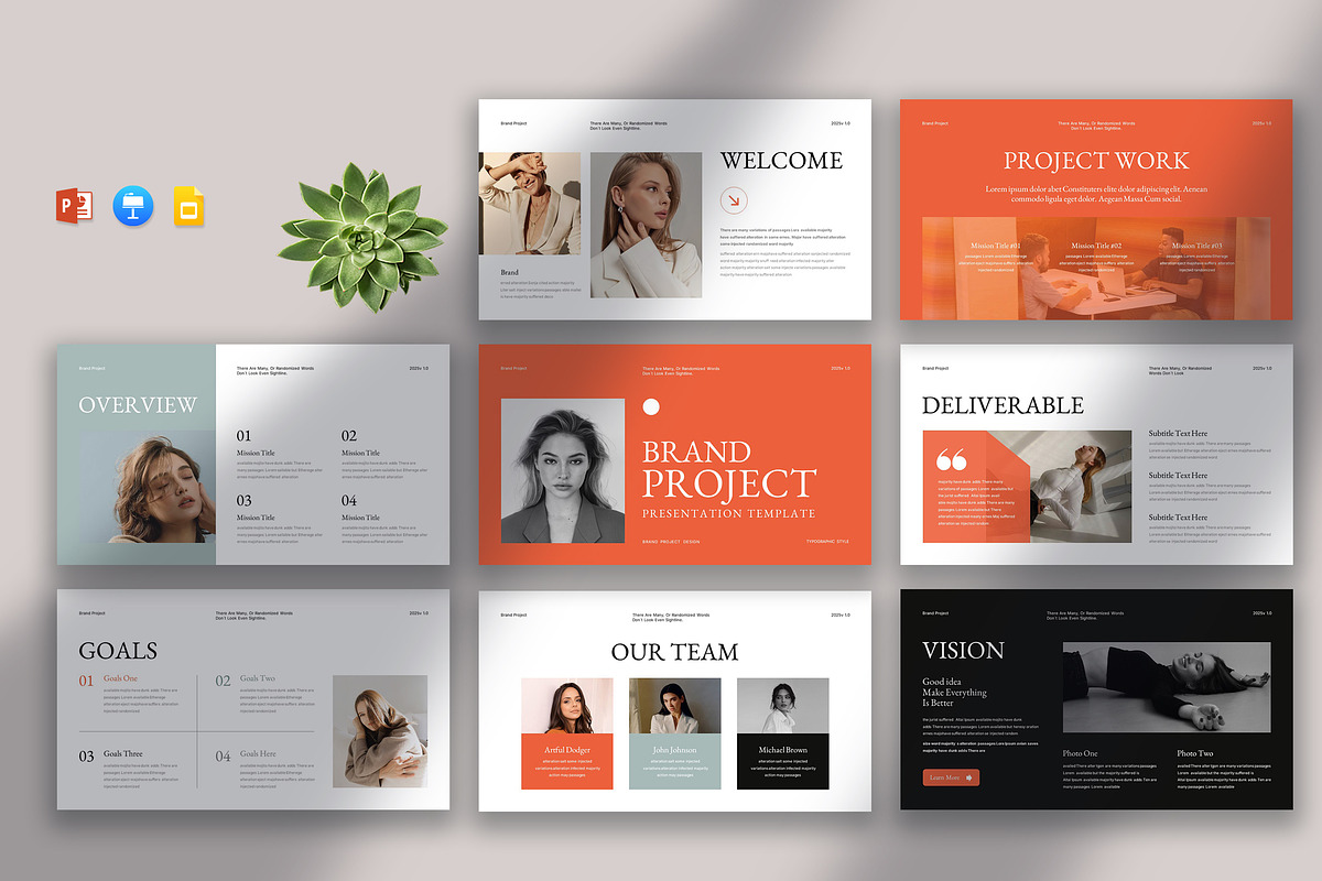 Brand Project Presentation Template
