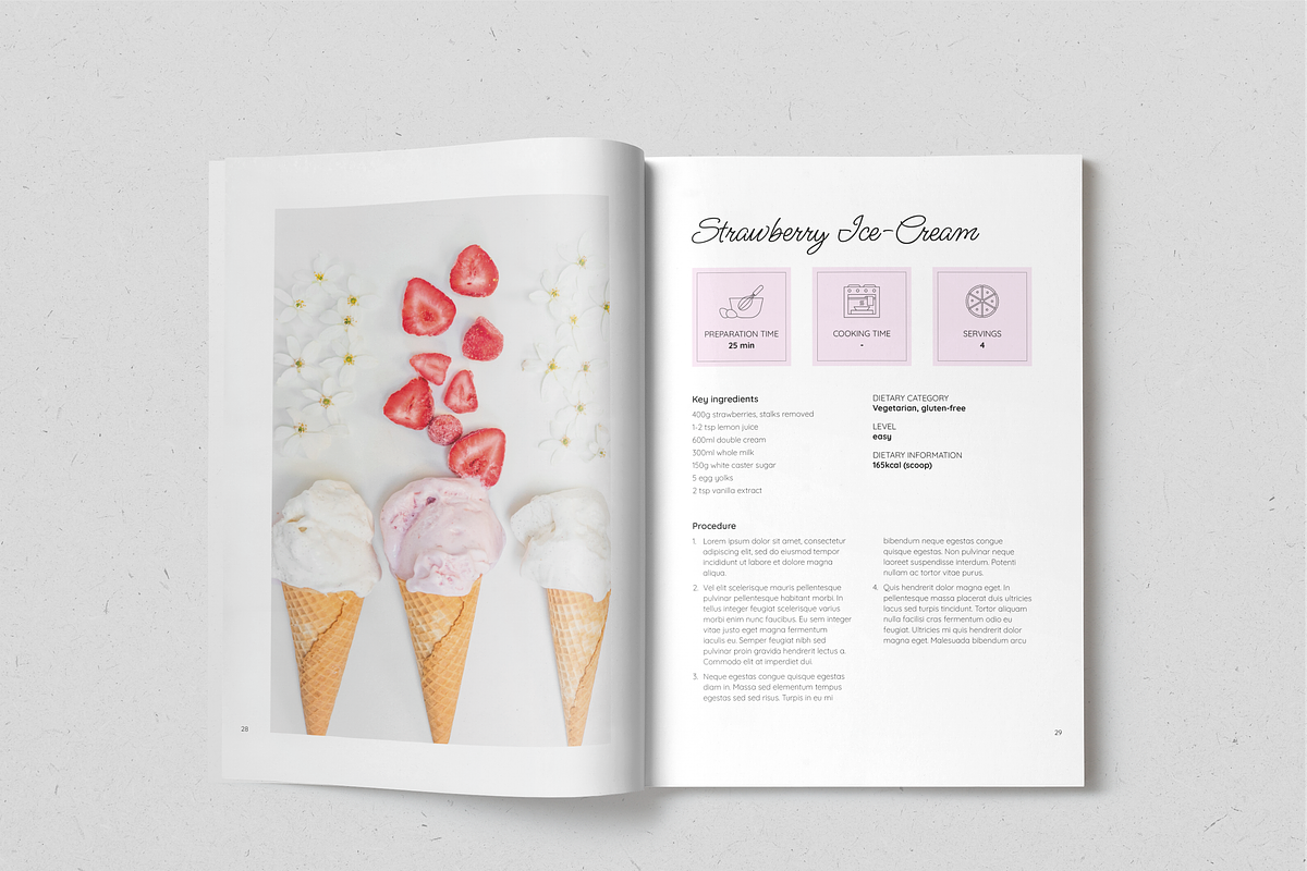 Modern Baking Recipe Book, a Magazine Template by SonaGeciova (Photo 15 of 18)