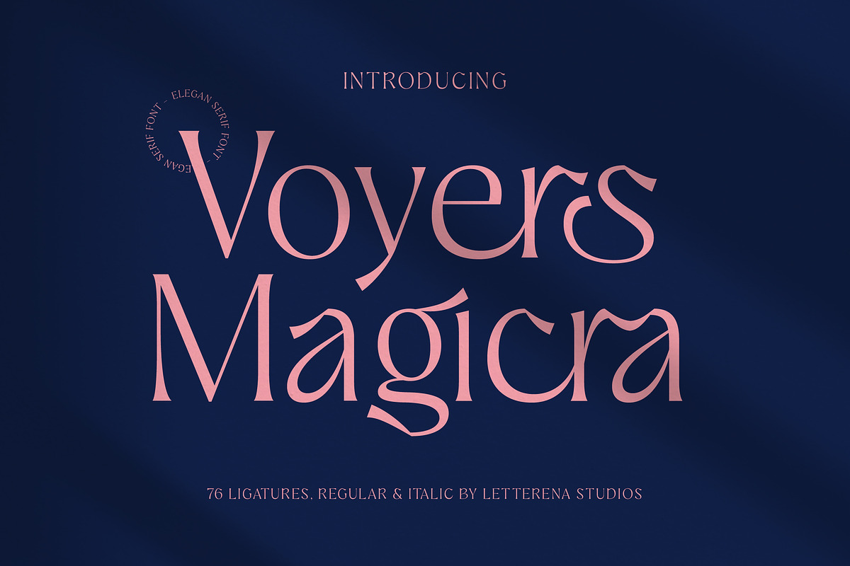 Voyers Magicra Elegant Serif, a Serif Font by timelesstype.co (Photo 1 of 15)