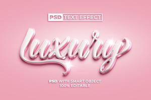 Beauty Text Effect Rose Gold Style