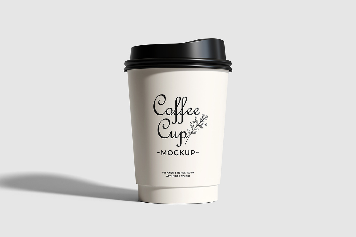 Coffee Cup Mockup, a Packaging Mockup by Artnivora.Std (Photo 2 of 4)
