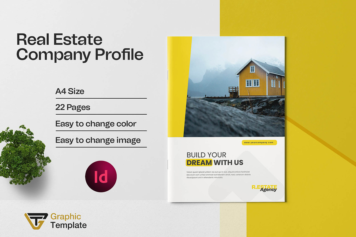Real Estate Company Profile, a Brochure Template by Graphic Template (Photo 1 of 13)
