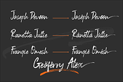 Black Vosten - Brush Font, a Script Font by Pandanwangi (Thumbnail 3 of 10)