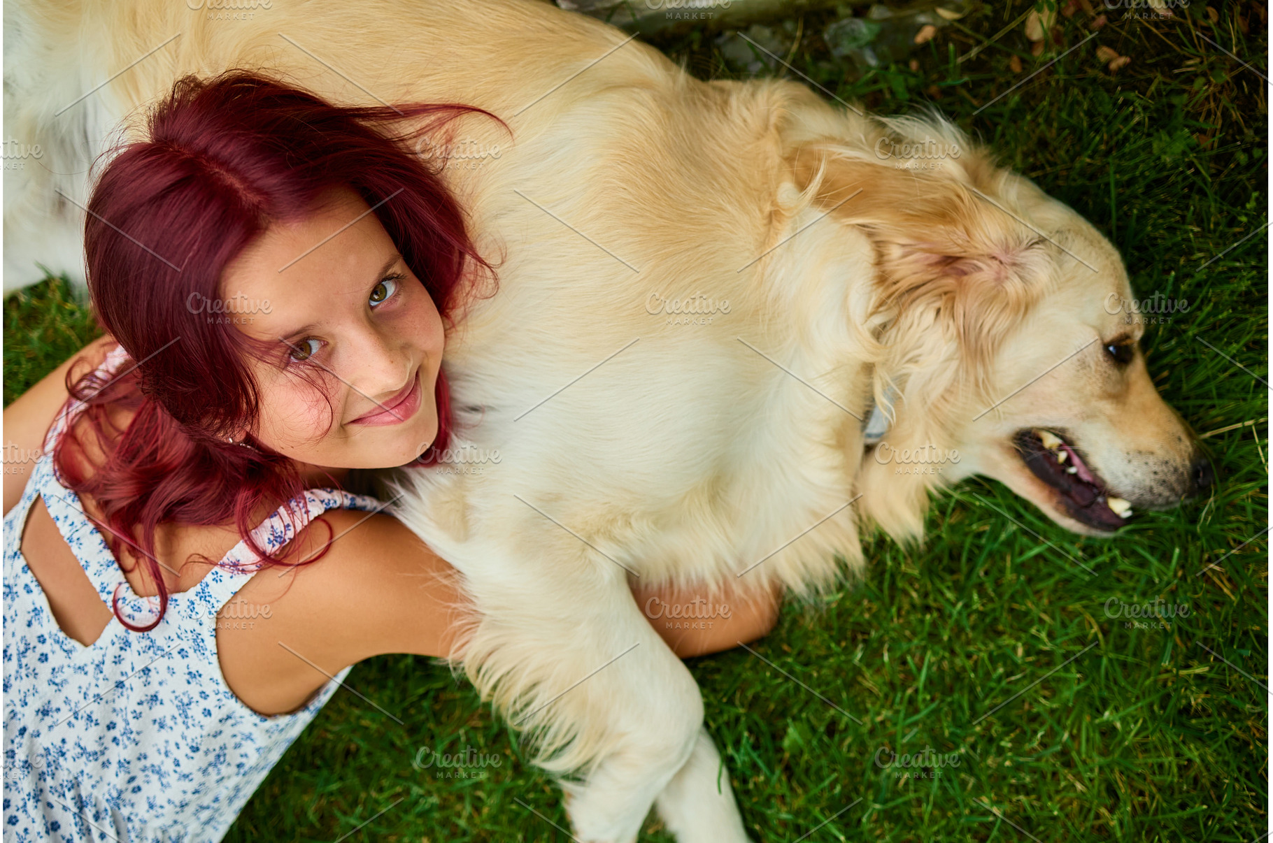 Teen girl enjoys sunny day outdoors, a Nature Photo by IlliaBondarPhotography