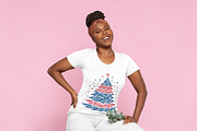 Decorative Red Blue Christmas Trees, an Icon by Pattern Whimsy (Thumbnail 4 of 6)