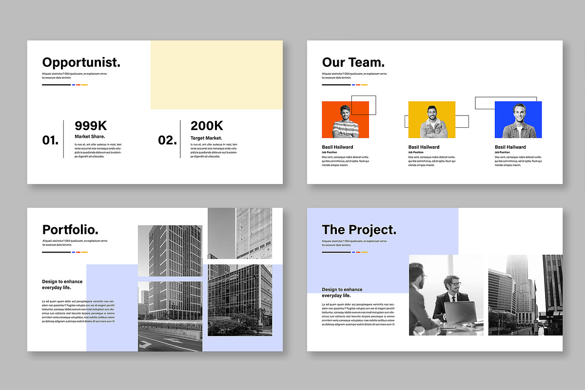 Clean And Minimal Business, a Presentation Template by Mighty-Slide (Photo 4 of 6)