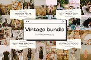 Vintage Lightroom Presets Bundle, an Action Add-On by Eden Origin Studio (Thumbnail 1 of 5)