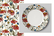 Summer Meadow Whispers Pattern, a Pattern Graphic by MouseGrey (Thumbnail 5 of 10)
