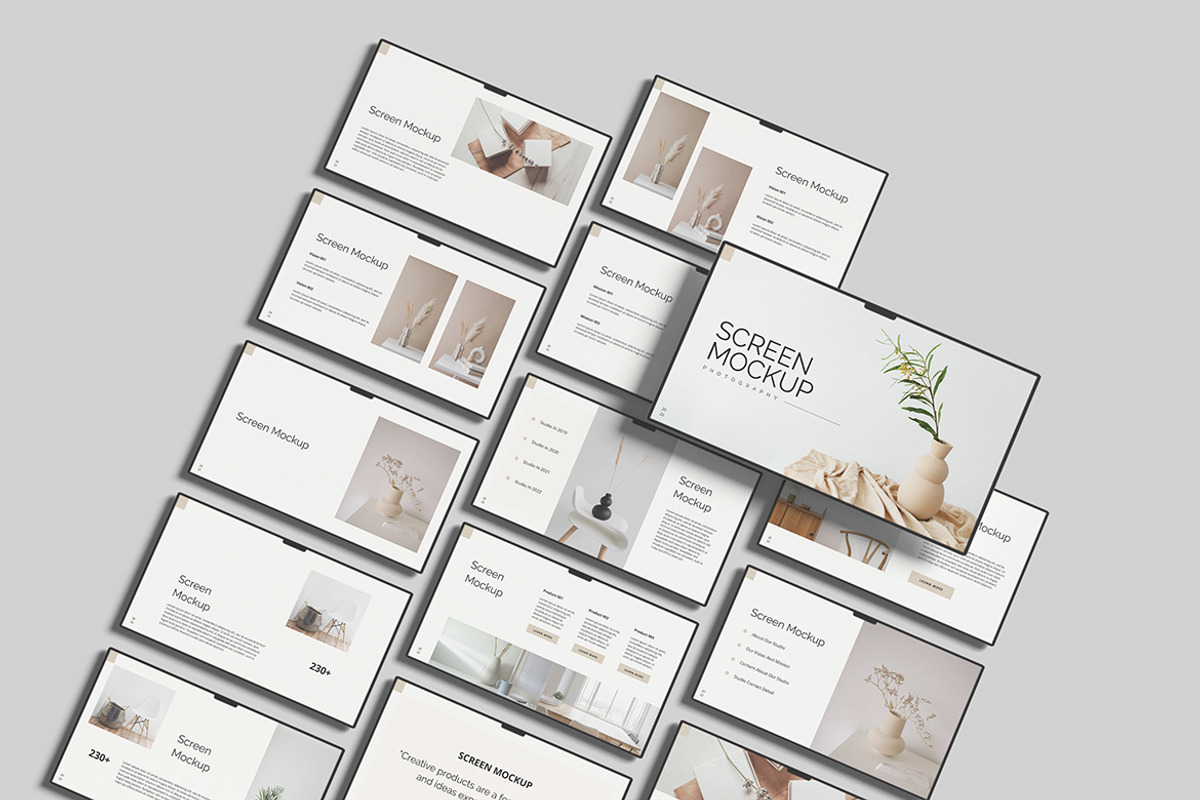 Website Screen Mockup, an Advertising Mockup by ianmikraz (Photo 2 of 5)