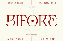 CS Bifore – Classic Serif Font