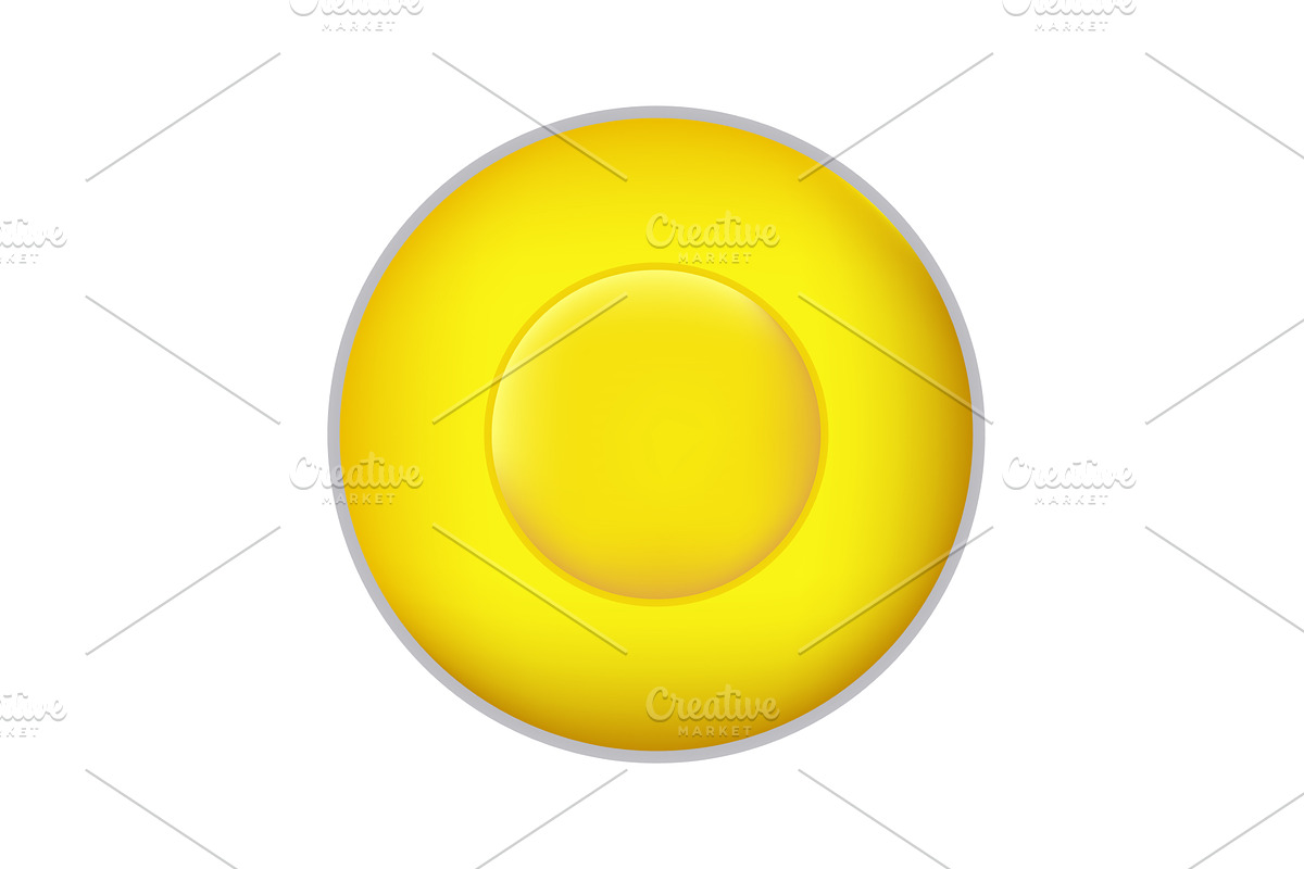 Wooden game button, menu, an Object Illustration by Things for designers