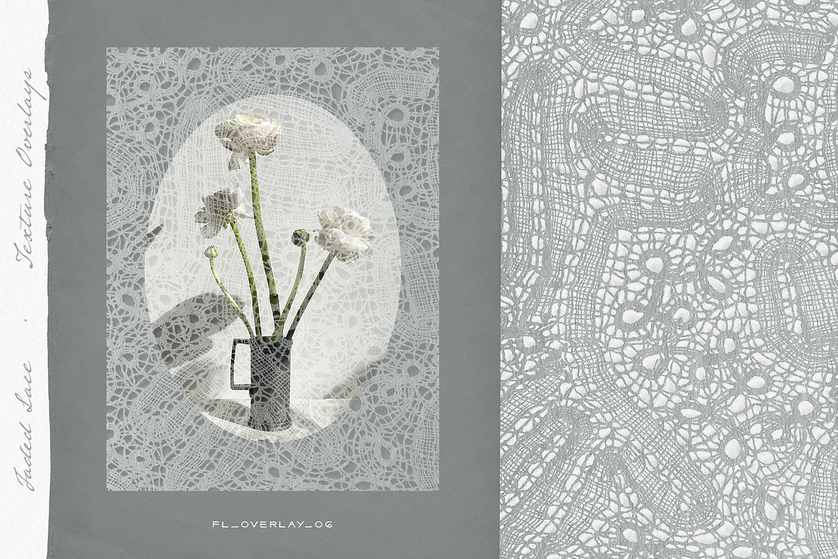 Faded Lace Texture Overlays, a Texture Graphic by alonahaidash (Photo 10 of 22)