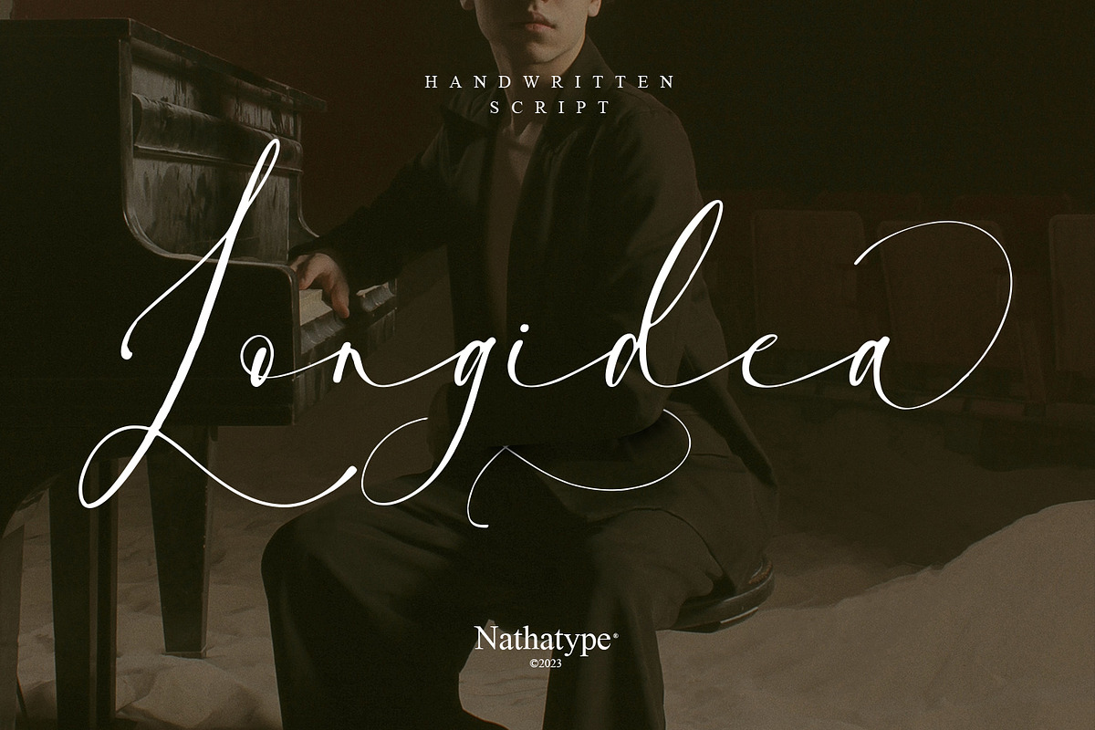 Longidea, a Script Font by Nathatype (Photo 1 of 10)