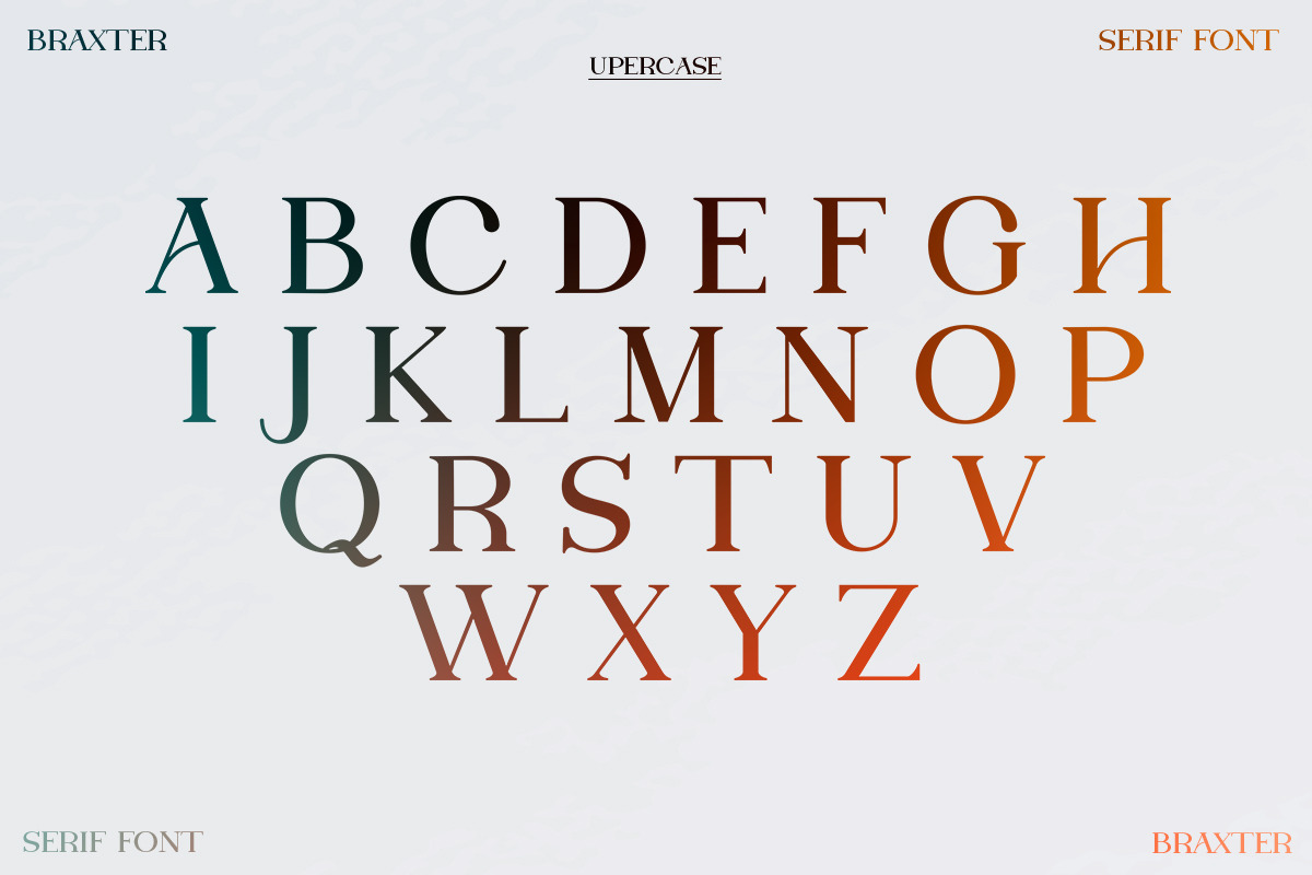 Braxter, a Serif Font by Slex Studio (Photo 6 of 9)