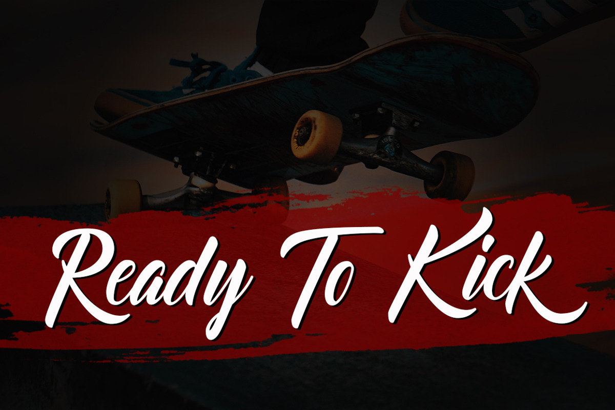 Dominick Script Font, a Script Font by Graphix Line Studio (Photo 3 of 6)