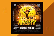Halloween Flyer Template, a Flyer Template by MithilaCreation (Thumbnail 3 of 6)