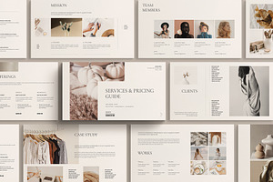 Services & Pricing Guide Template, a Presentation Template by E-Type