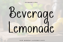 Beverage Lemonade