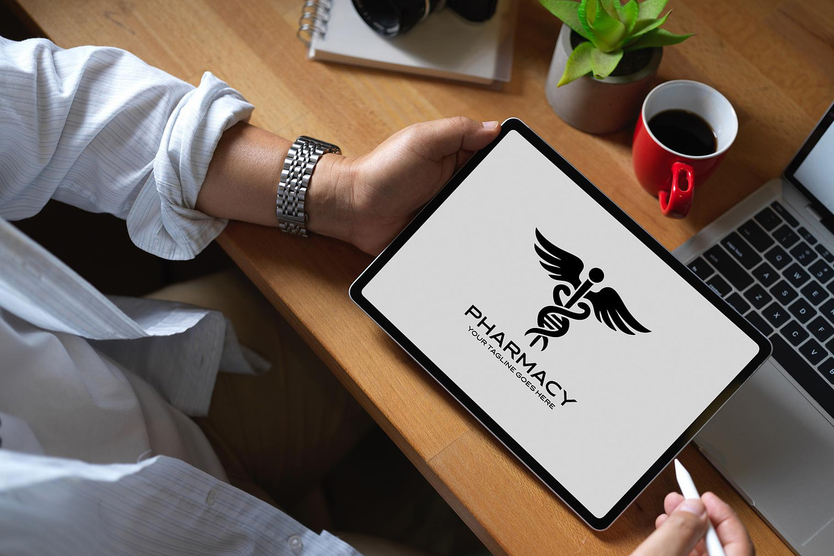 Modern Pharmacy Logo Design, a Branding & Logo Template by YUDesignStore (Photo 8 of 9)