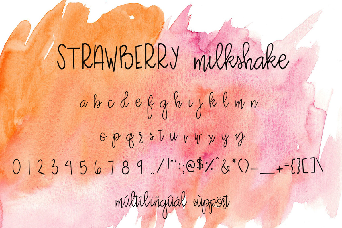 STRAWBERRY milkshake preview 3