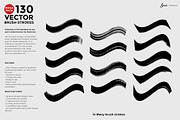 130 Vector Brush strokes collection., a Brushes & More by JAZZ STUDIO (Thumbnail 10 of 12)