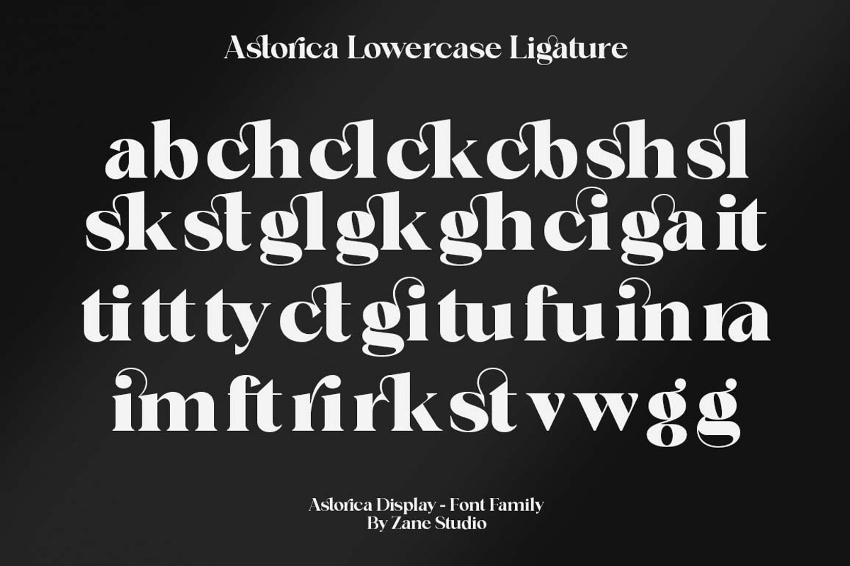 Astorica Display -  Font Family, a Serif Font by Zane Studio (Photo 11 of 16)