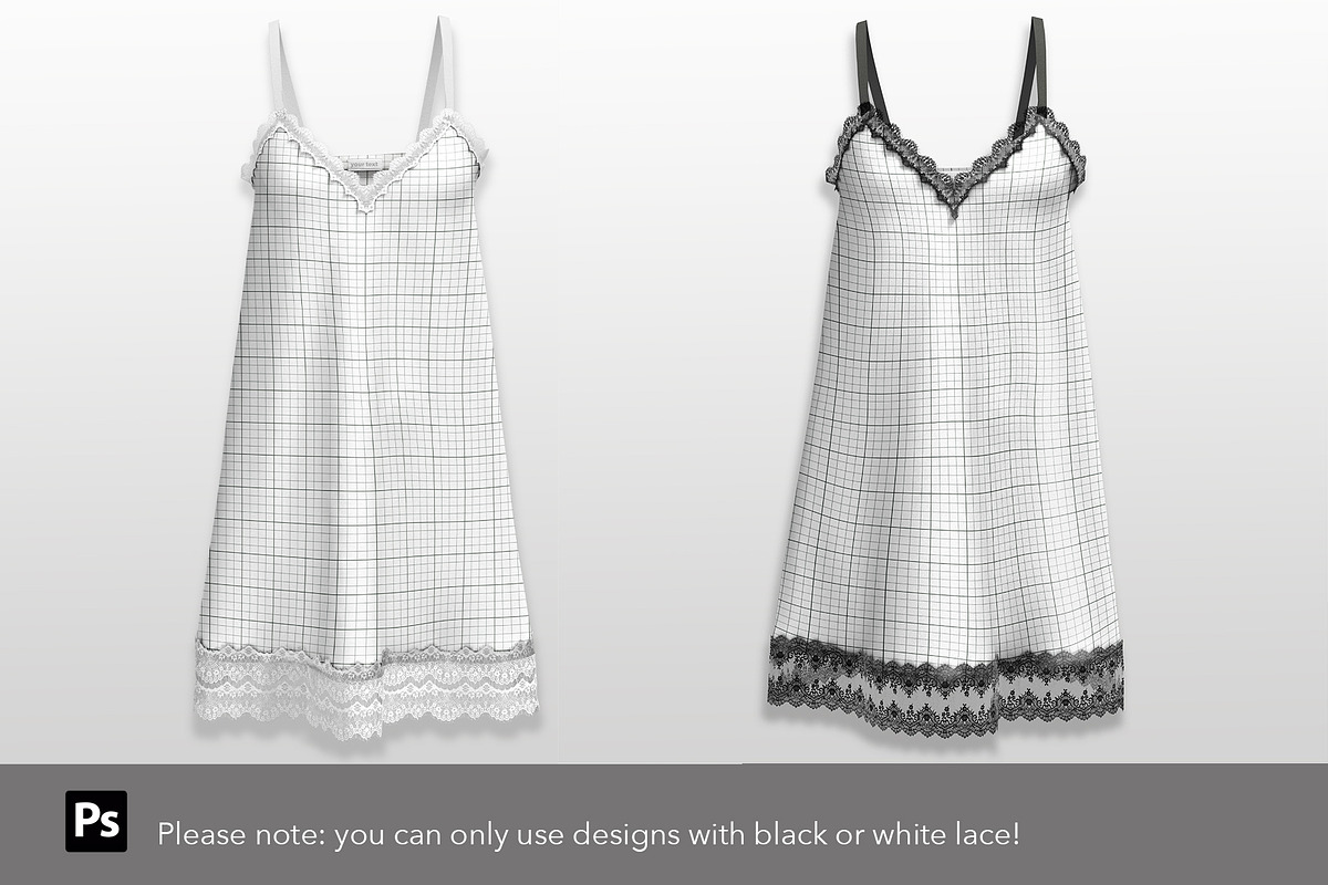 Classic silk chemise mockup., a Shirt Mockup by Irena Matiash shop (Photo 5 of 6)