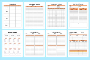 2025 Budget Planner Bundle Canva