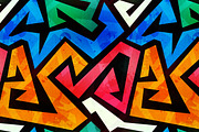 Graffiti vector patterns pack, a Pattern Graphic by Gudiny (Thumbnail 5 of 13)