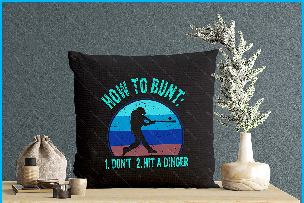 Sports Funny Bunt Dinger SVG PNG, an Object Graphic by Creativeusart (Photo 4 of 4)