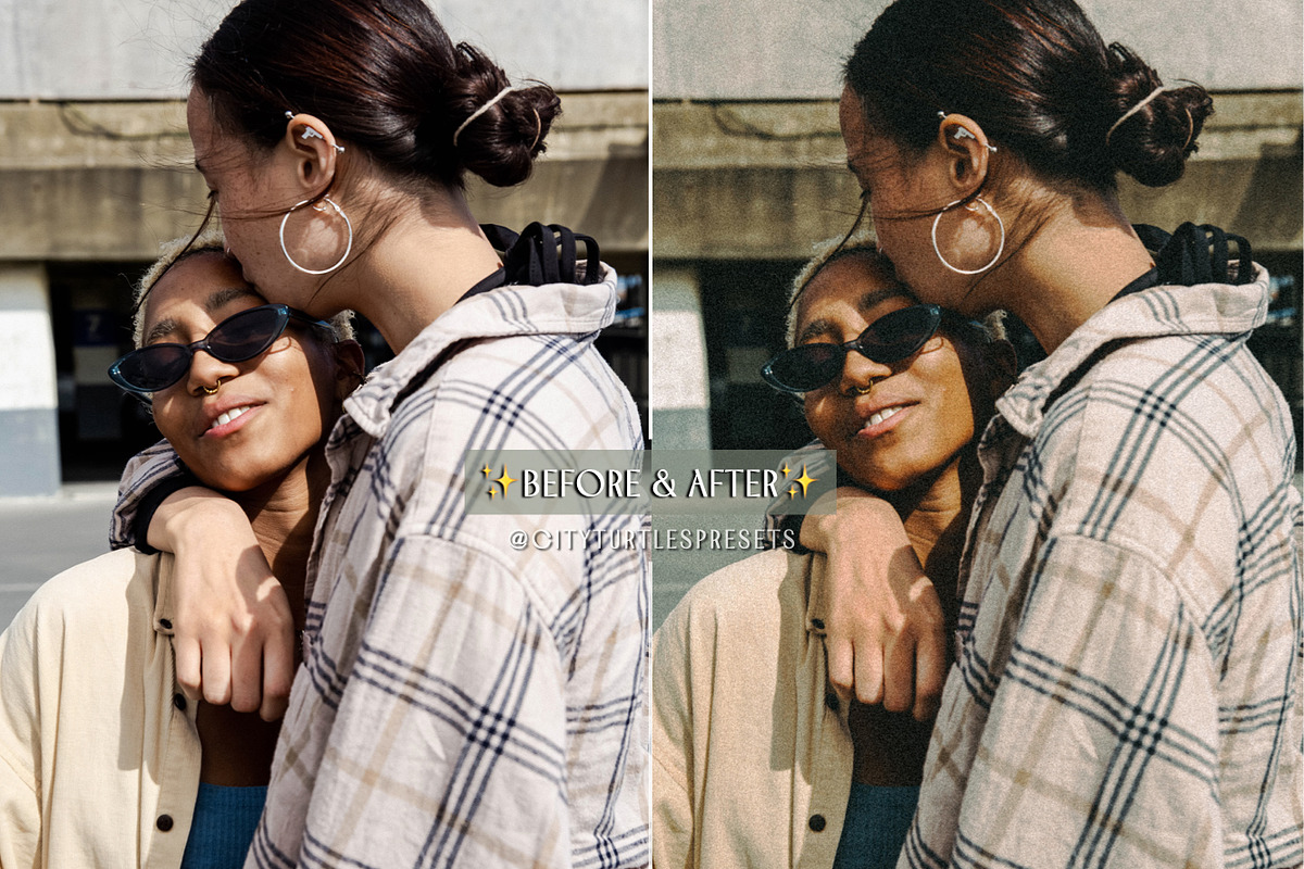 INSTANT FILM Retro Lightroom Presets, an Action Add-On by CityTurtles (Photo 3 of 9)