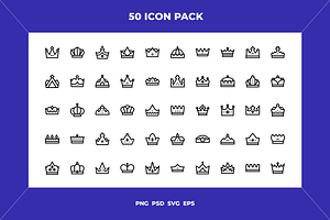 Crowns icons, an Icon by Wencory