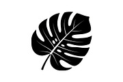 Monstera Leaf Silhouette Bundle, an Illustration by yasushie (Thumbnail 3 of 31)