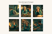 Neurodivergent Teen Illustrations, a Person Illustration by LanternkinStudio (Thumbnail 9 of 13)