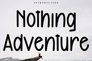 Nothing Adventure, a Sans Serif Font by FreshTypeINK (Thumbnail 1 of 8)
