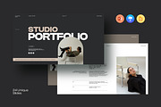 Eva | Portfolio Template, a Presentation Template by Studio Artisan (Thumbnail 1 of 10)