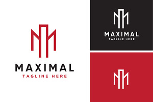 Modern Letter M line logo design, a Branding & Logo Template by funpixel