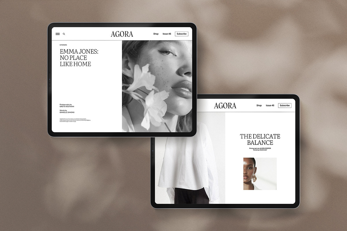 AGORA / Devices Mockups, an iPad Mockup by Studio Dara (Photo 12 of 16)