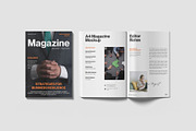 A4 Magazine Mockup Kit, a Books & Magazine Mockup by graphiccrew (Thumbnail 5 of 16)