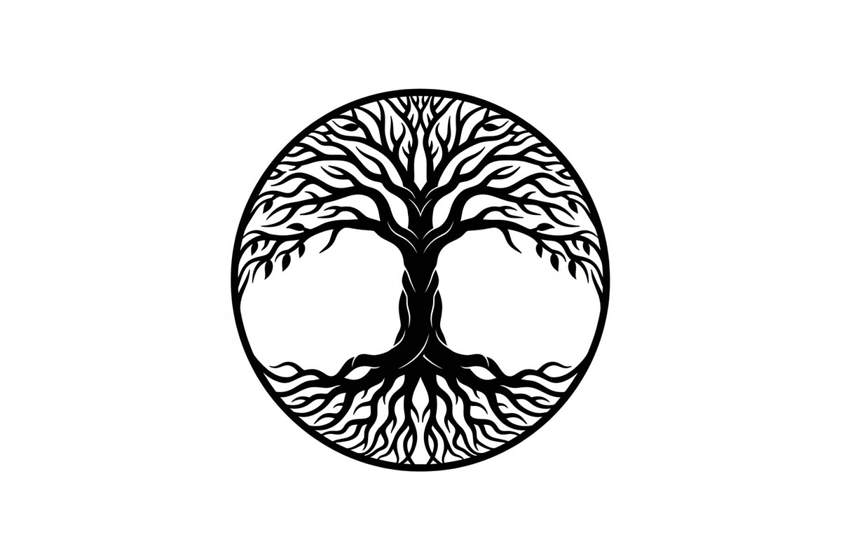 Tree of Life Circle SVG Bundle, an Illustration by Gfx_Store (Photo 40 of 50)