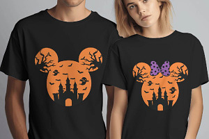 Disney Halloween, Mickey Mouse Svg