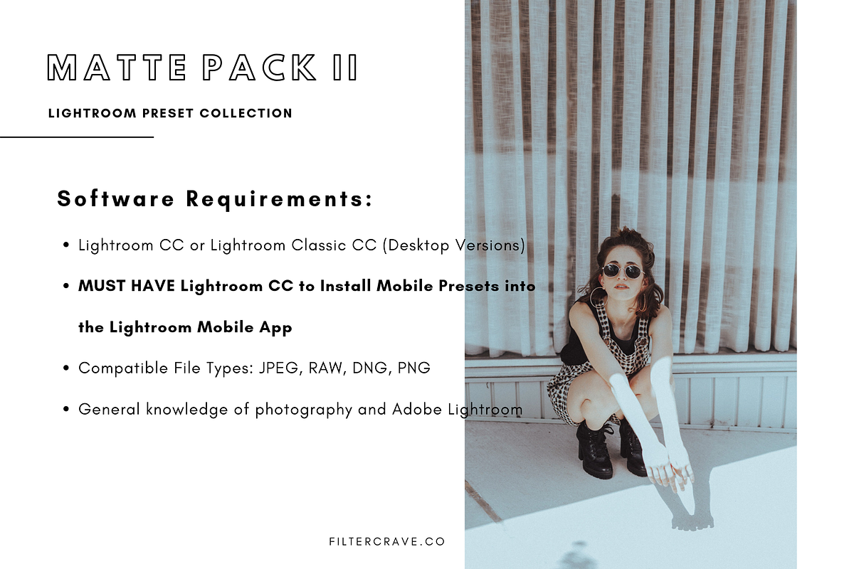 30+ Matte Lightroom Presets Vol. II preview 6