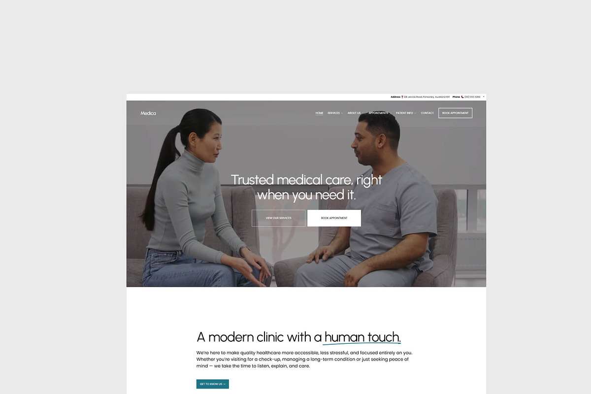 Clinic - Squarespace Website Template preview 4