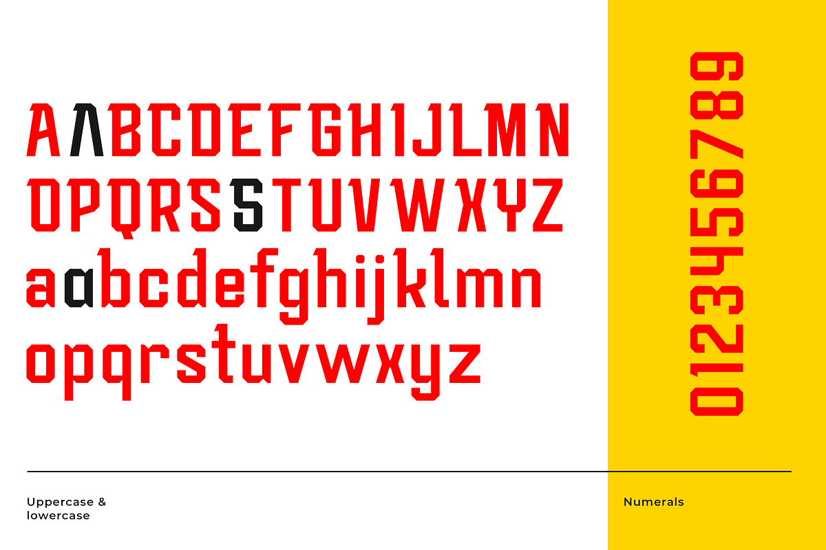 Blockhead Nova Sports Font, a Slab Serif Font by Headfonts (Photo 11 of 11)