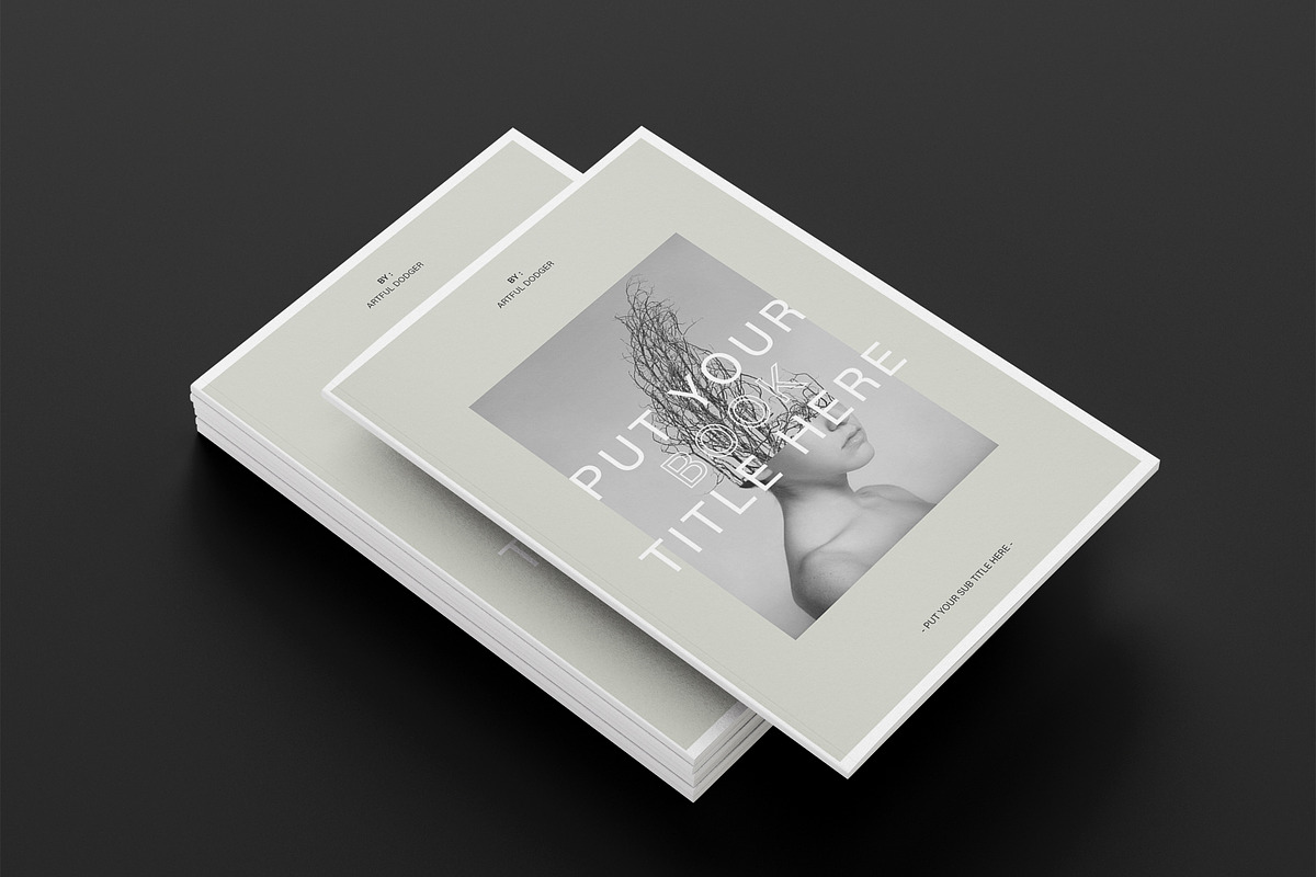 Book Title Layout Design Template, a Brochure Template by NorthPeak (Photo 14 of 16)