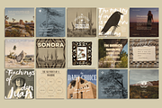The Warrior Template Bundle, a Social Media Template by The Flossy Finch (Thumbnail 6 of 24)
